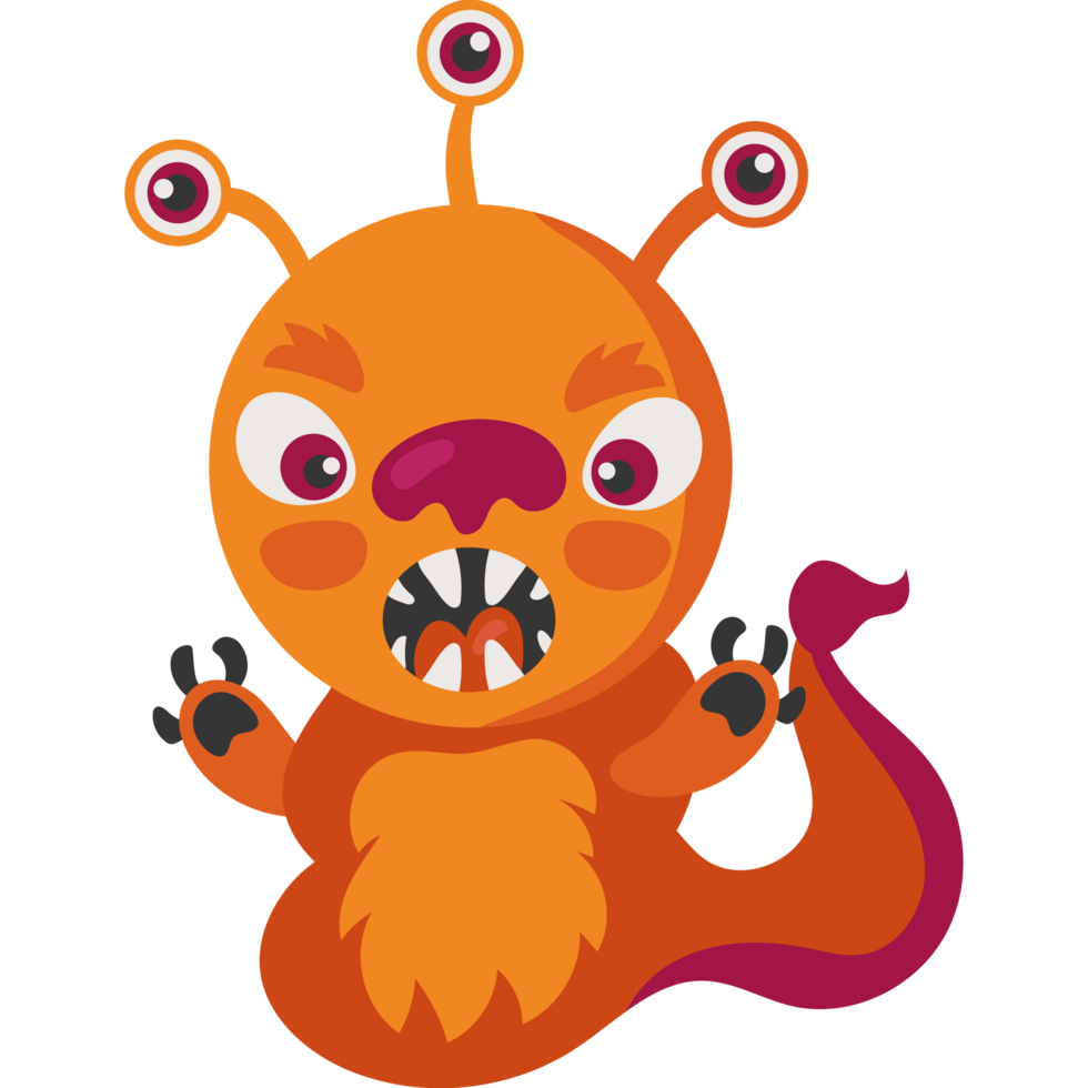 cute monster character png