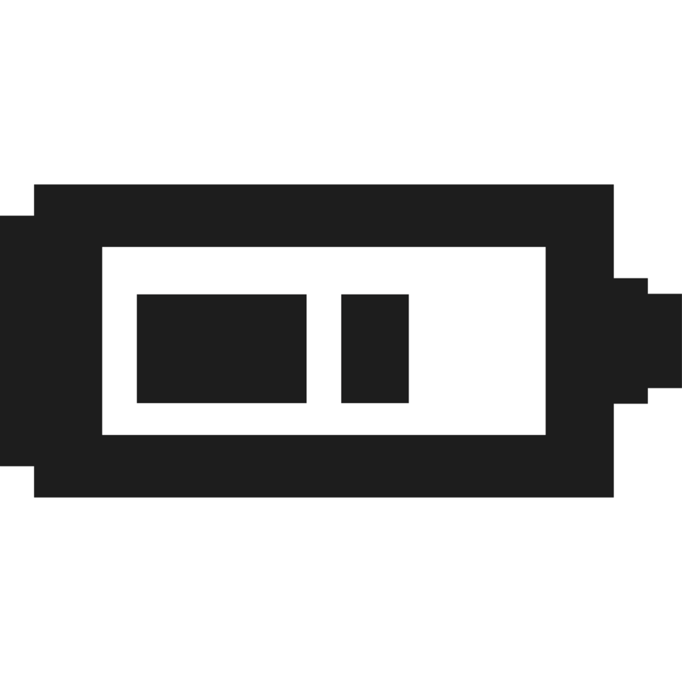 black battery vintage icon png