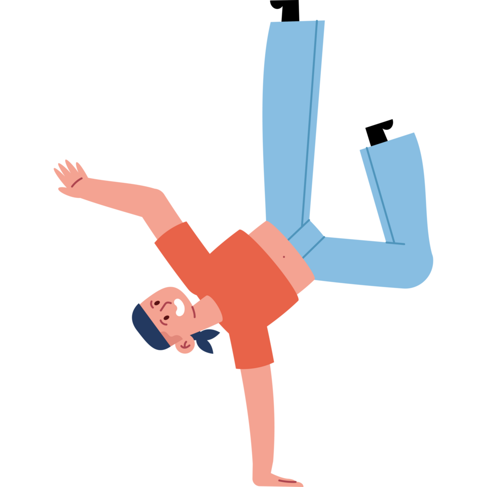 dancing cheerful man png