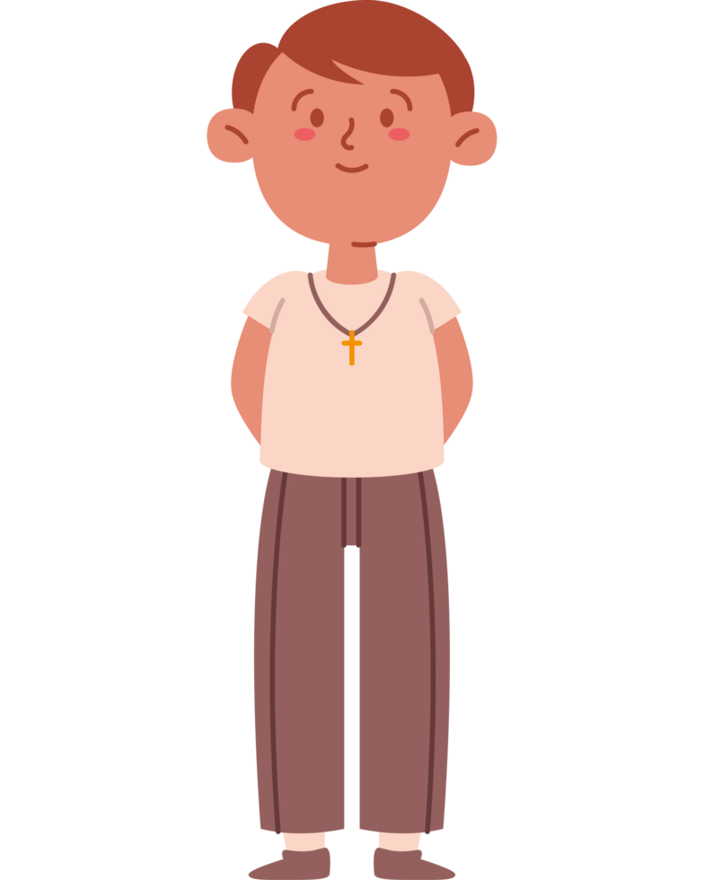 boy his first communion png