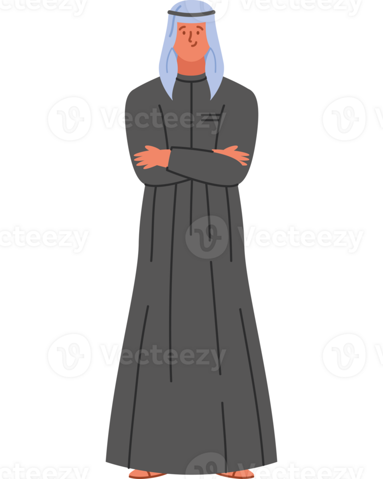 bedouin man standing png