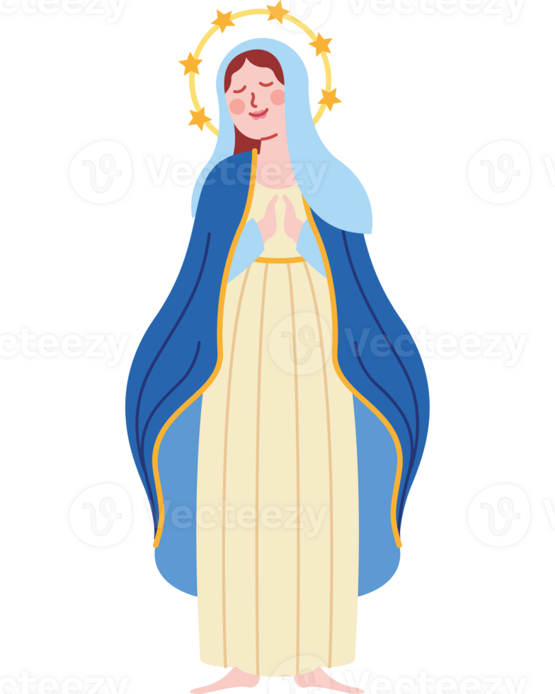 miraculous virgin statue png
