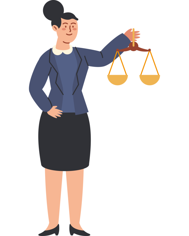 judge woman holding balance png