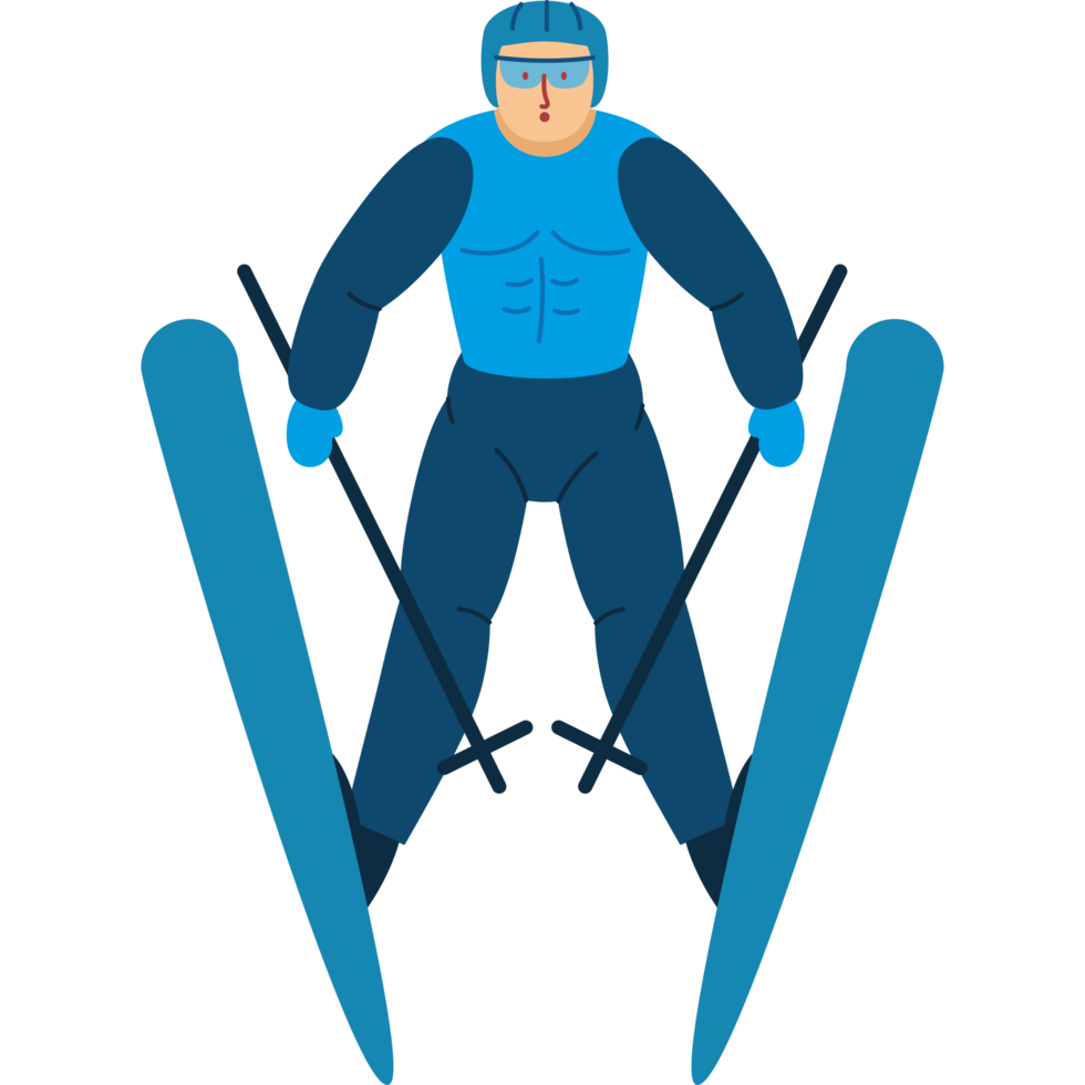 biathlon athlete man png