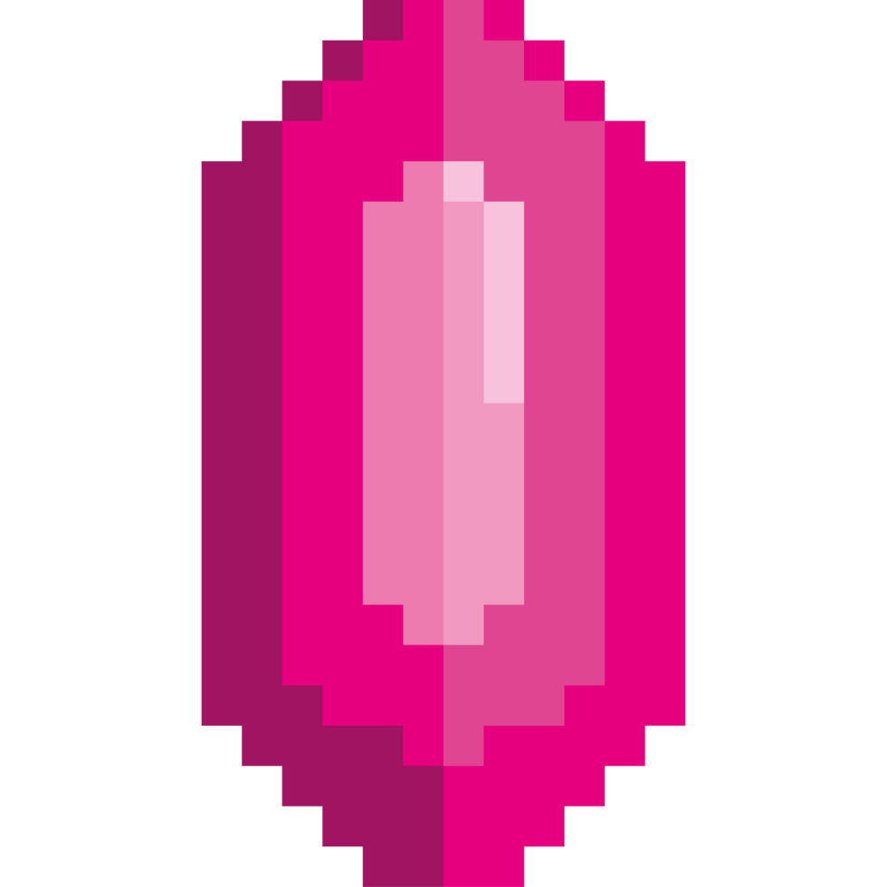 game item pixelated gemstone png