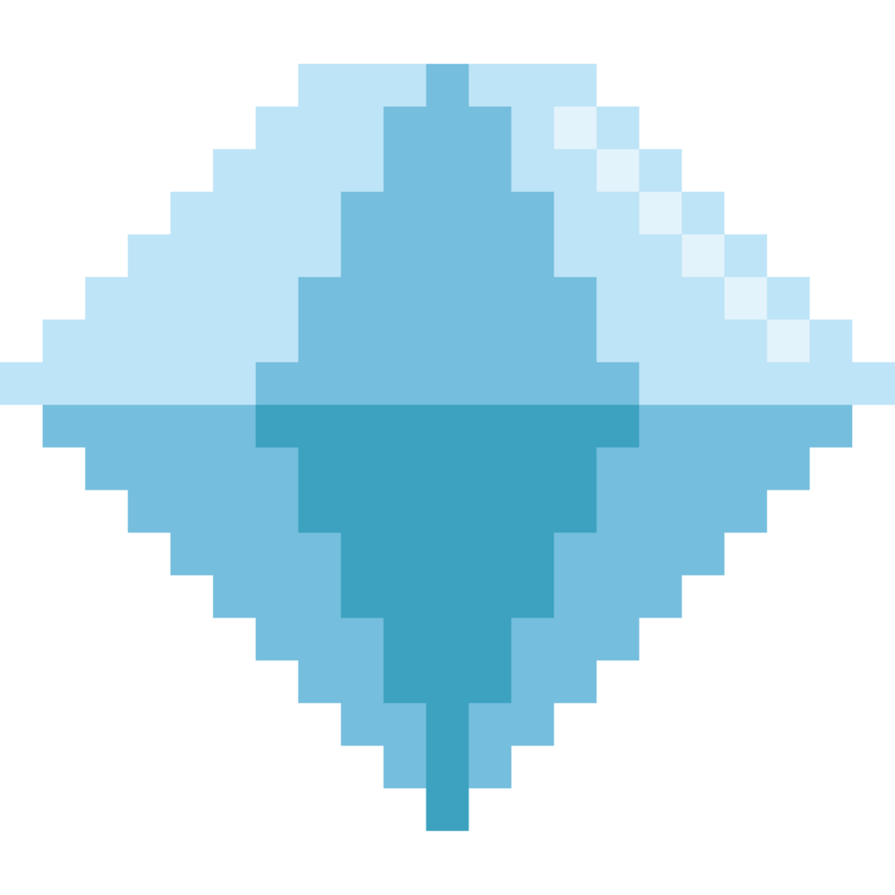 game item pixelated diamond png