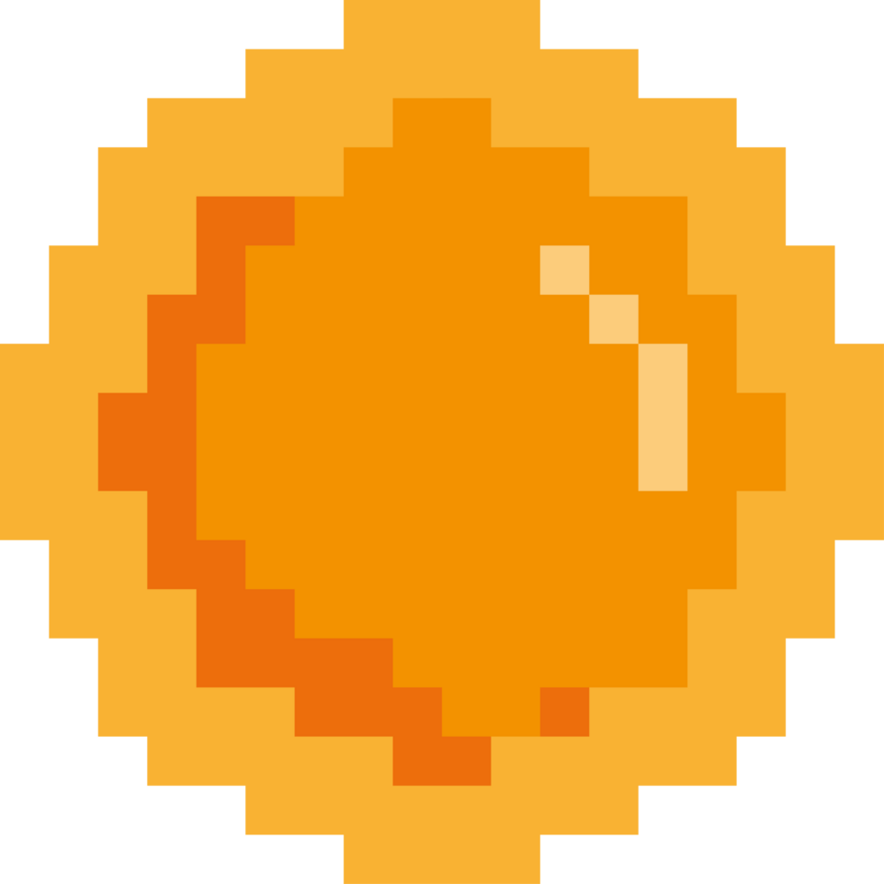game item pixelated token png