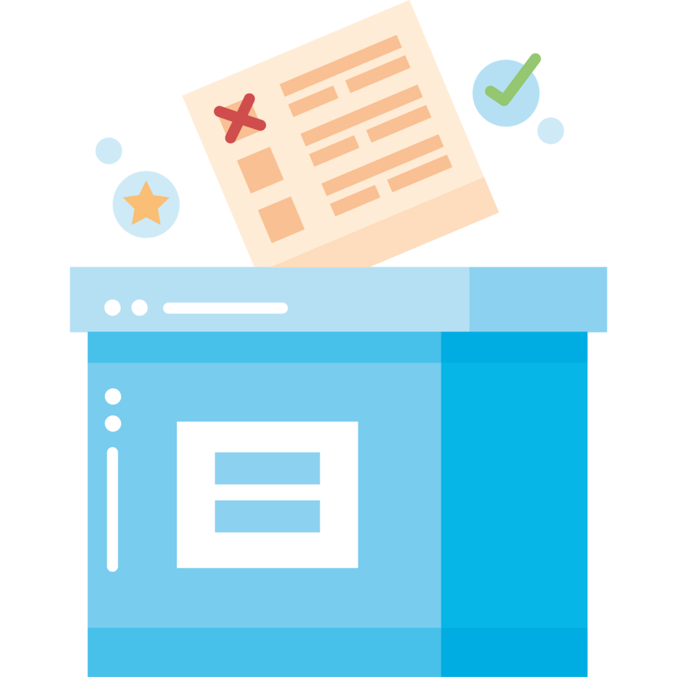 vote box and ballot png