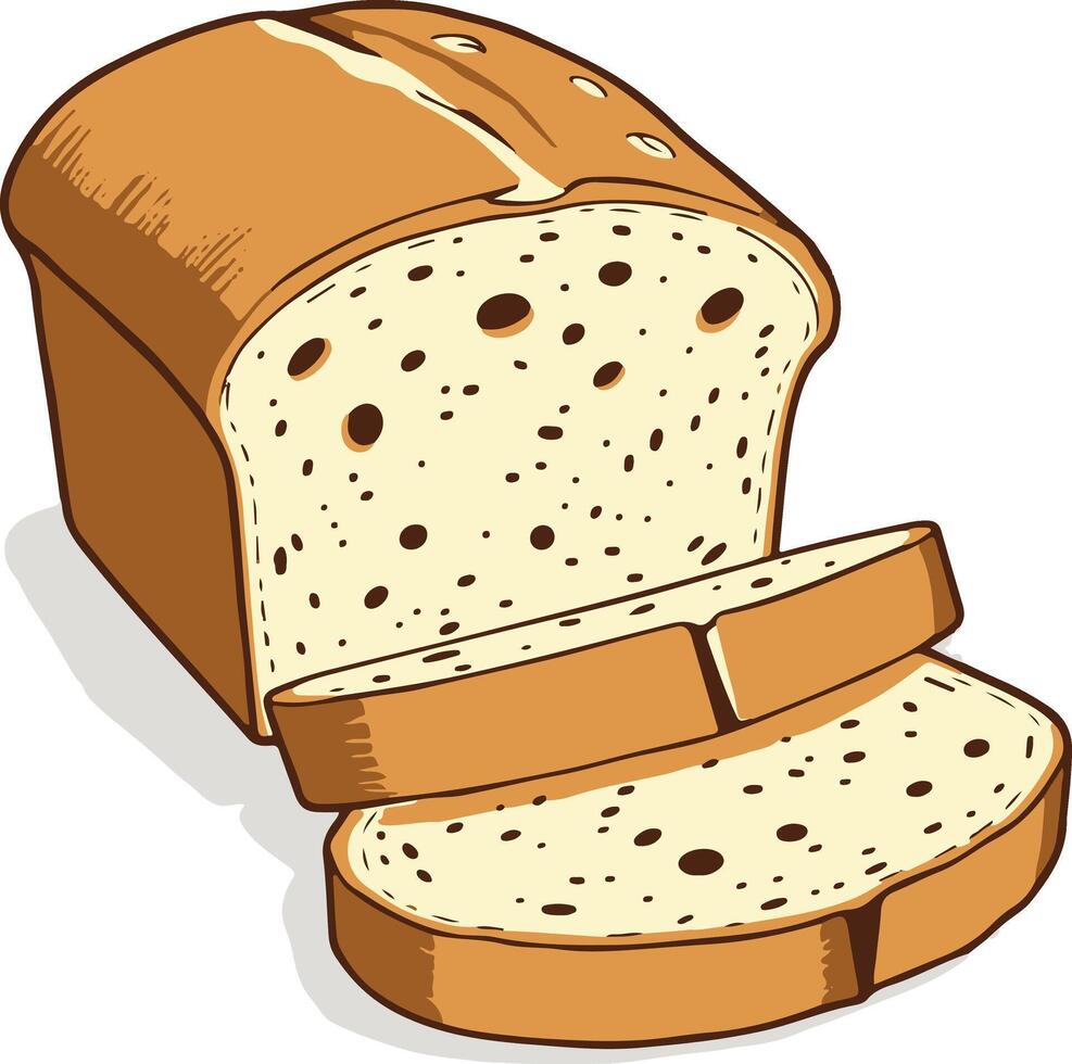 An illustration of a Bread vector