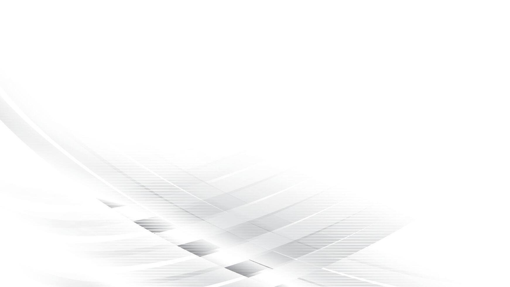 Abstract white and gray color, modern design stripes background with geometric shape and straight lines illustration. vector