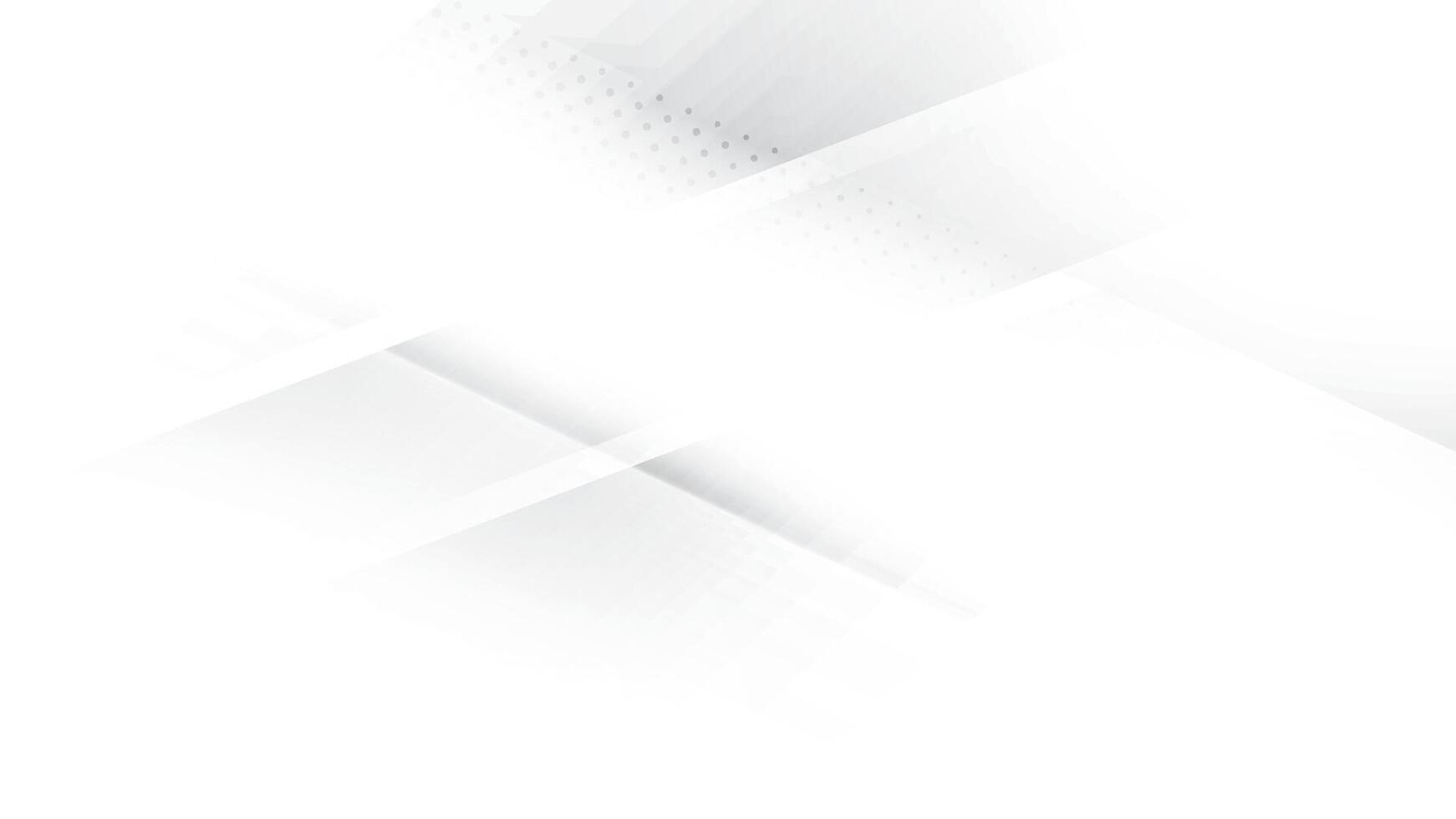 Abstract white and gray color, modern design stripes background with geometric shape and dot pattern illustration vector
