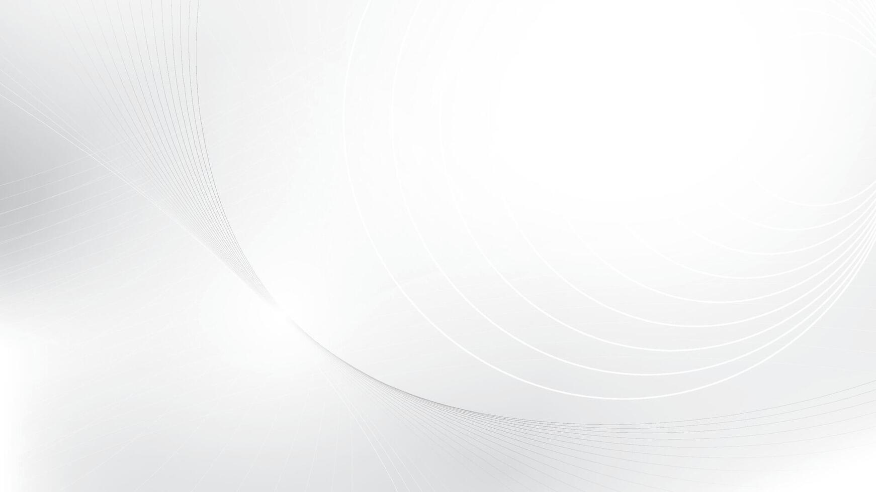 Abstract white and gray color, modern design stripes background with curve lines, wavy pattern, illus vector