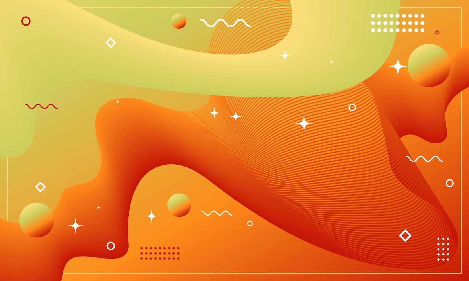 Abstract orange background of food color palette. vector