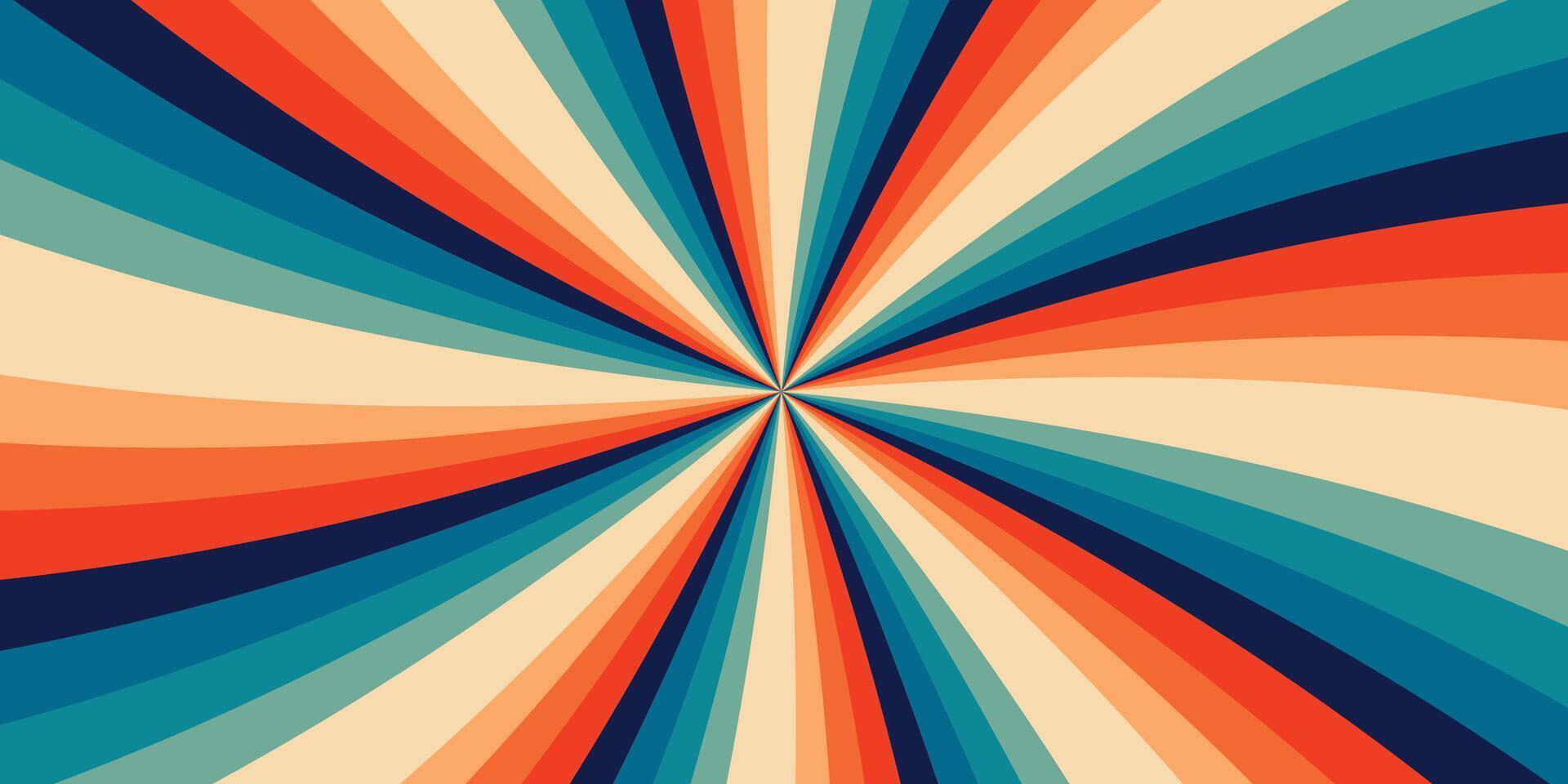 Soft Color Spiral With Cream Background vector