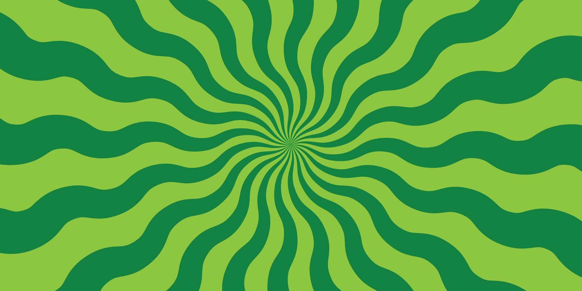 Green Spiral Simple Design Background vector