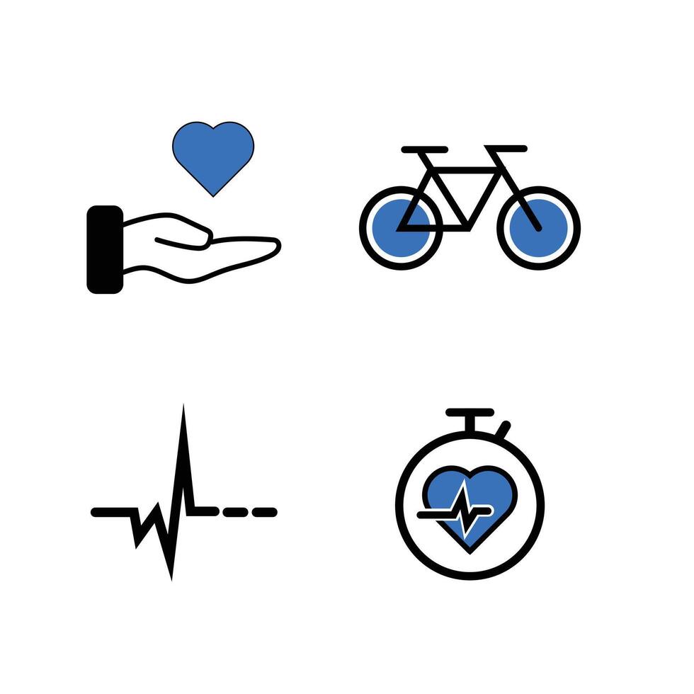 Healthcare - thin line icon set. Pixel perfect. vector