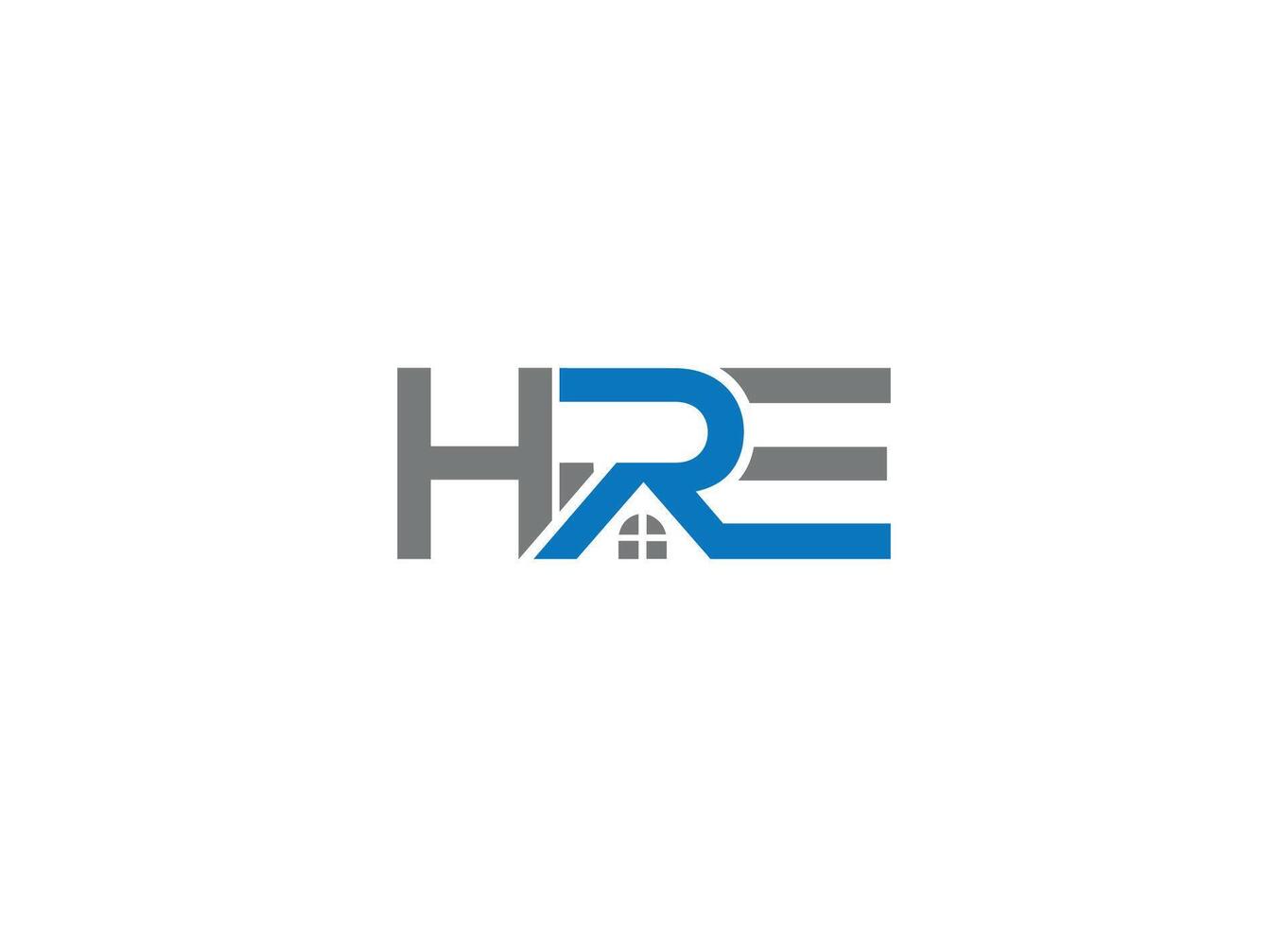 HRE logo design modern icon vector