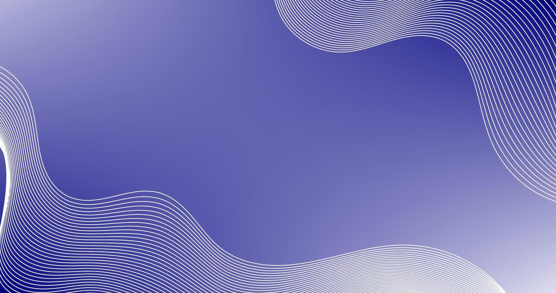 Blue abstract background with lines and waves illustration vector