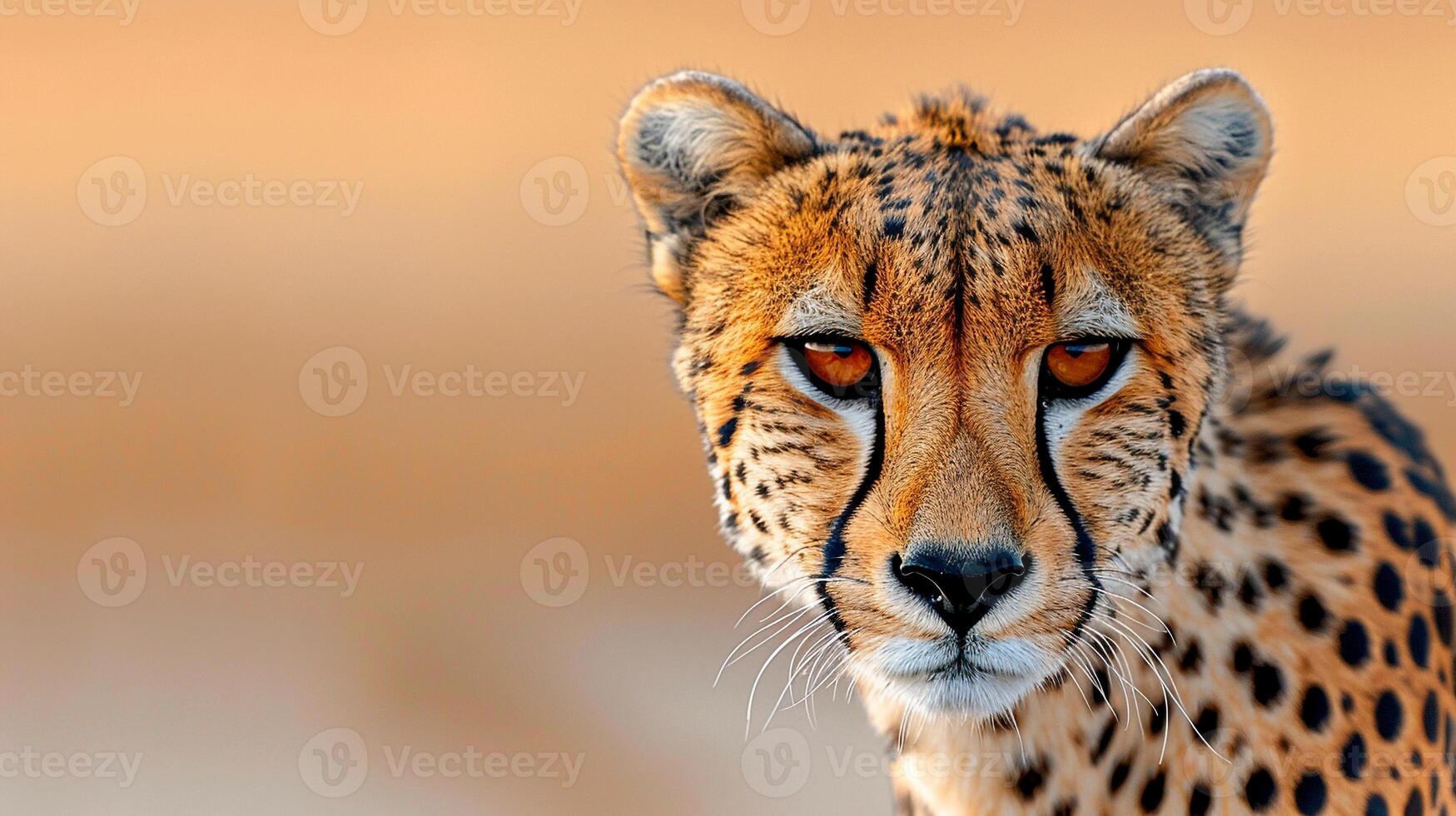 Close-Up of a Majestic Cheetah in the Wild photo
