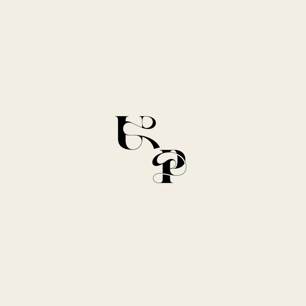 bold and hairline initial wedding monogram elegant PU fancy curve logo letter vector