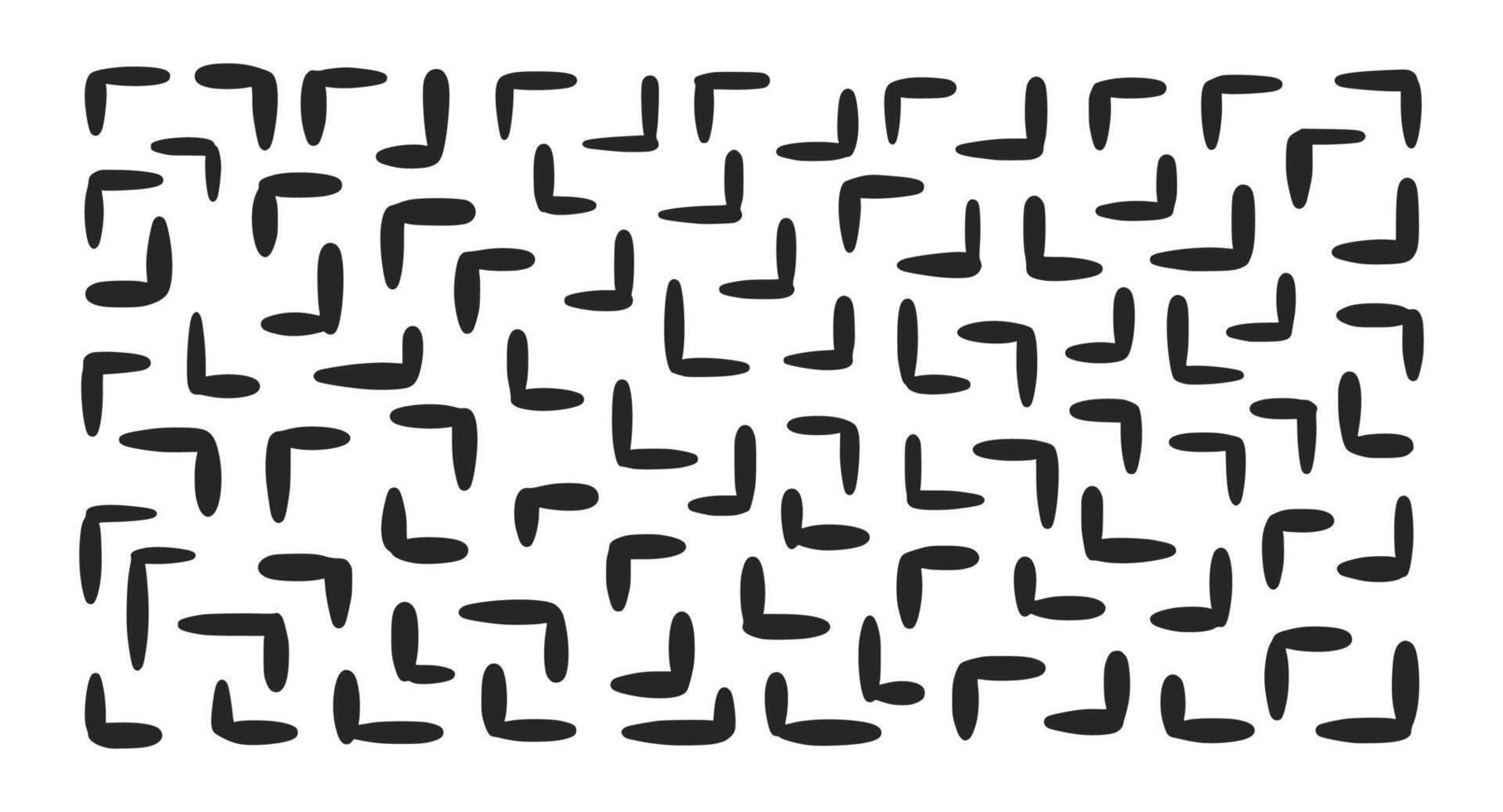 Chalk hand drawn corner elements, rectangular frames, text corners, quote frame, geometric pattern. Crayon marker lines, underlines, frames, grunge texture, doodle sketch illustration vector