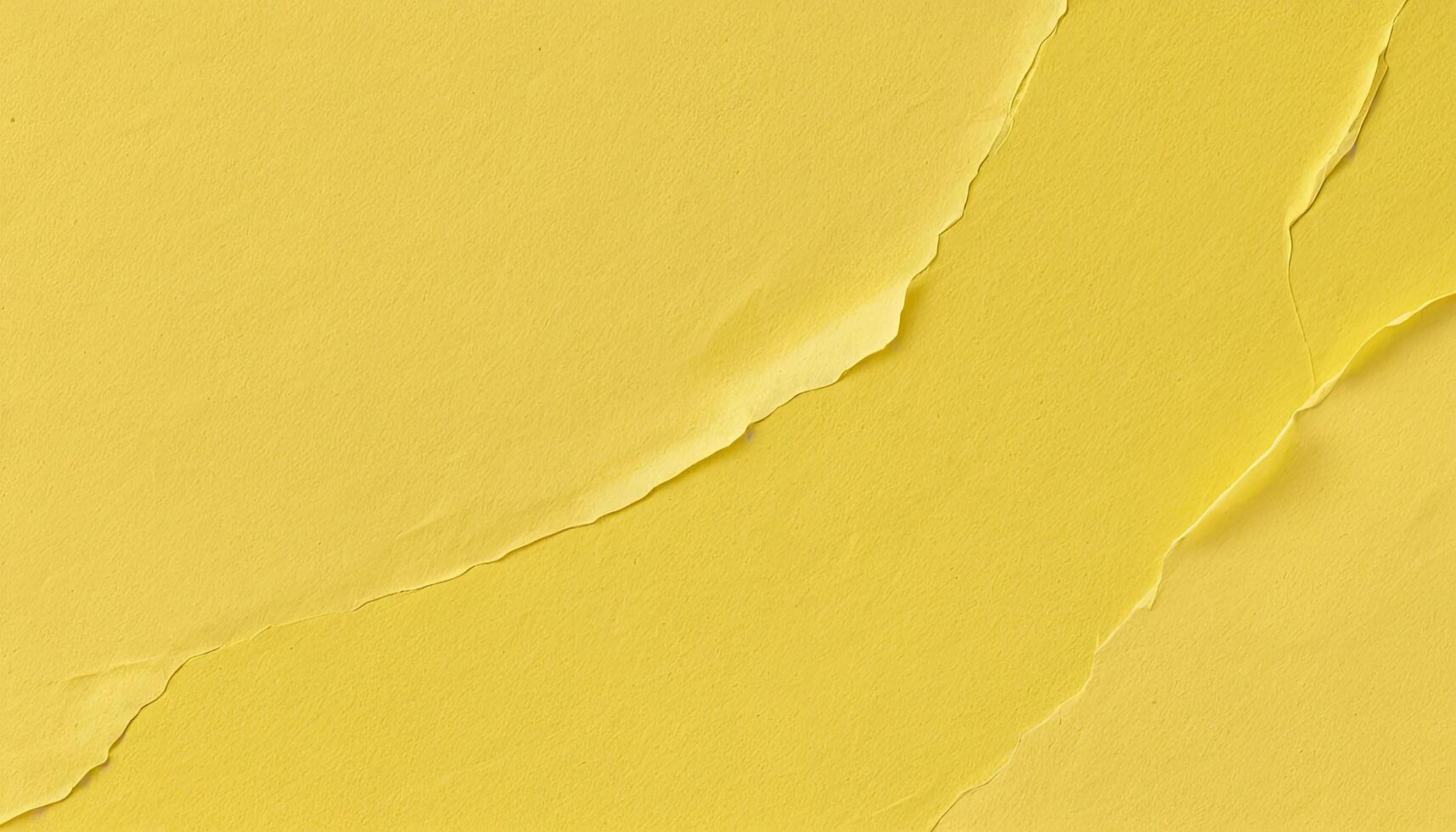 Abstract Yellow Paper Texture Background with Torn Edges and Rough Surface photo