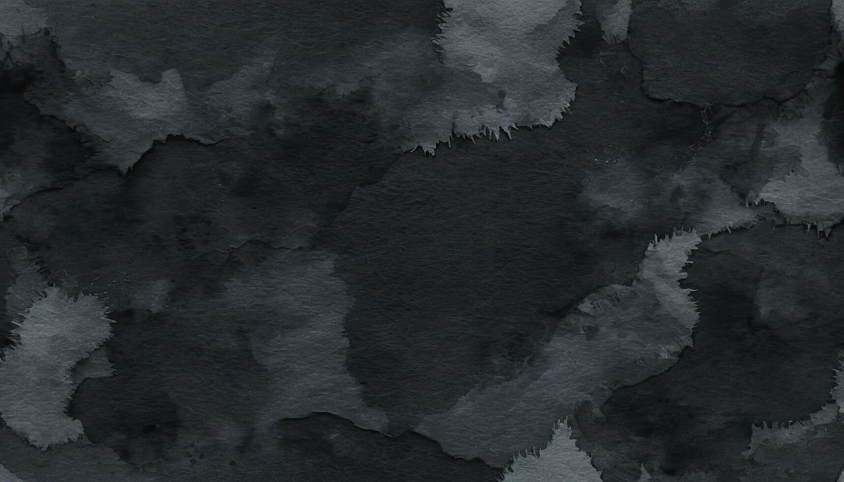 Abstract Watercolor Texture in Black and Gray Tones on Textured Paper Background photo