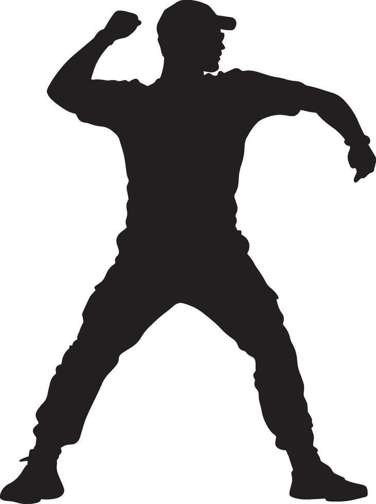 Military Precision A full-length black of a soldier executing a drill turn. vector