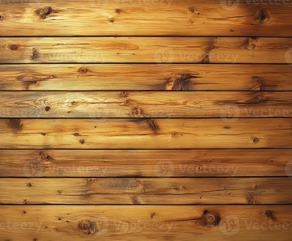 Wooden wall background with many different types of wood photo