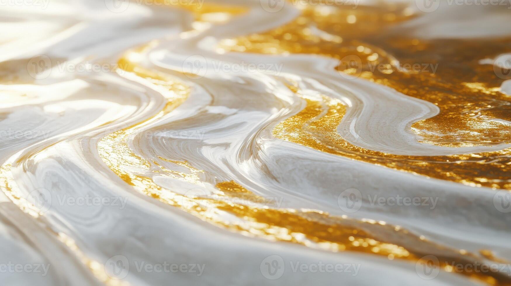 Elegant gold and white abstract texture with flowing patterns photo