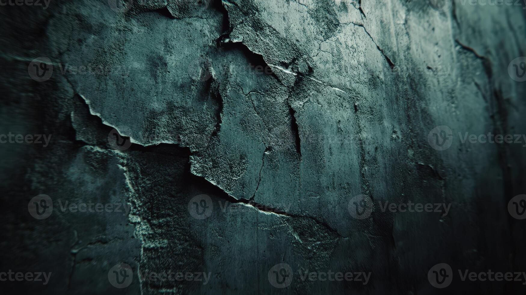 Cracked concrete wall captures texture and depth in urban setting photo