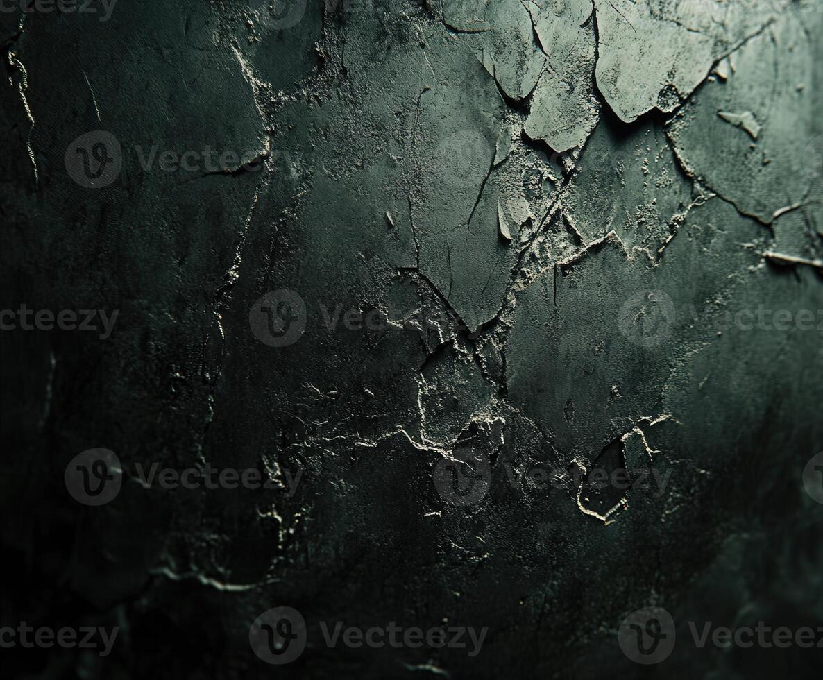 Textured dark surface with cracks and subtle highlights photo