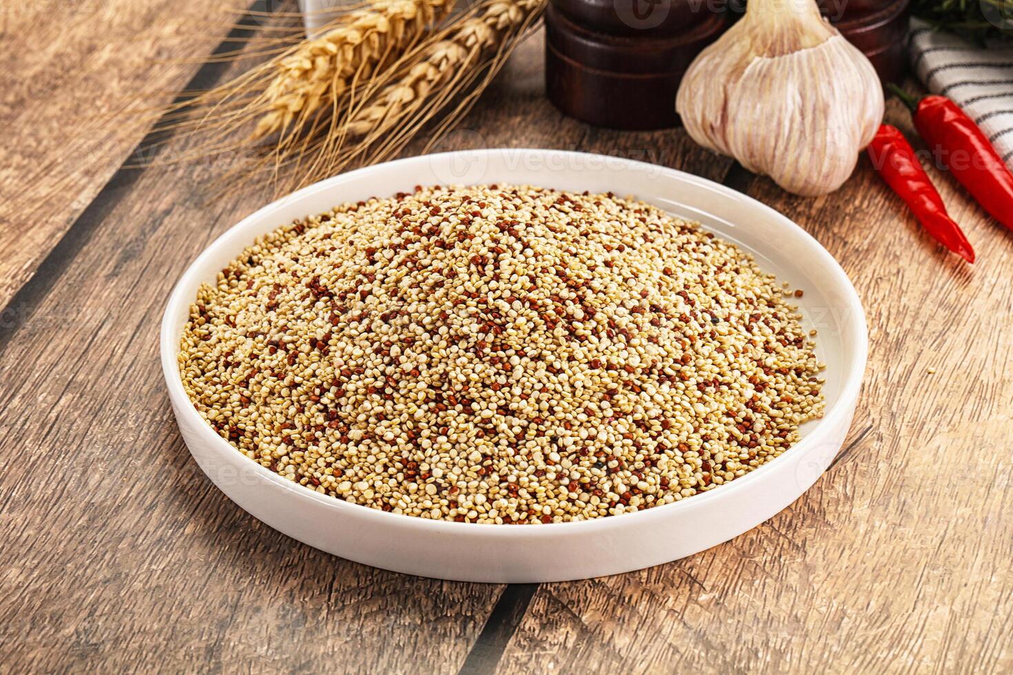 A bowl of brown rice photo