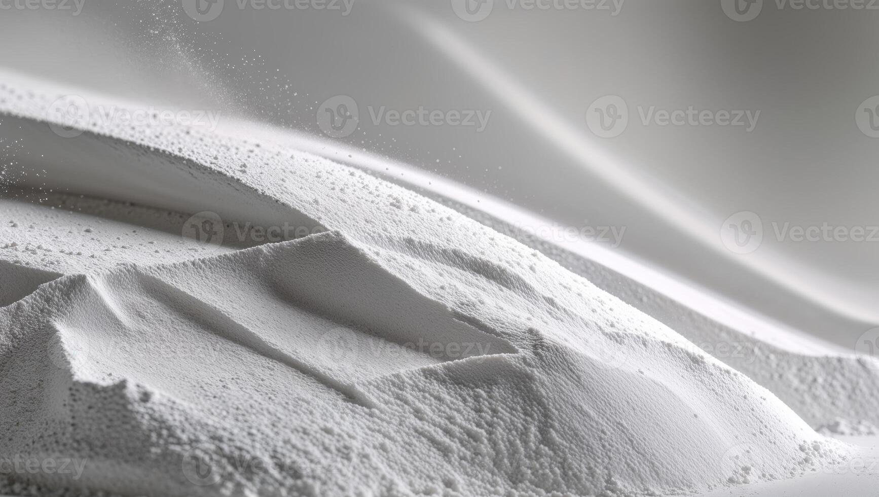 A pile of white powder on a table photo