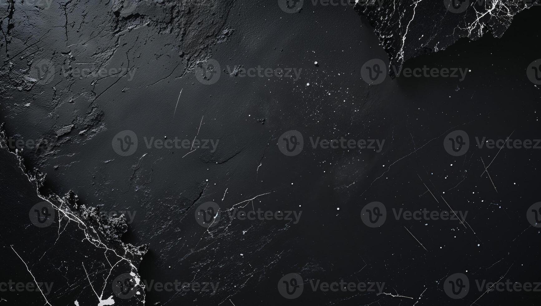 Abstract Dark Grunge Textured Background With White Scratches And Marble Effect For Design Use. photo