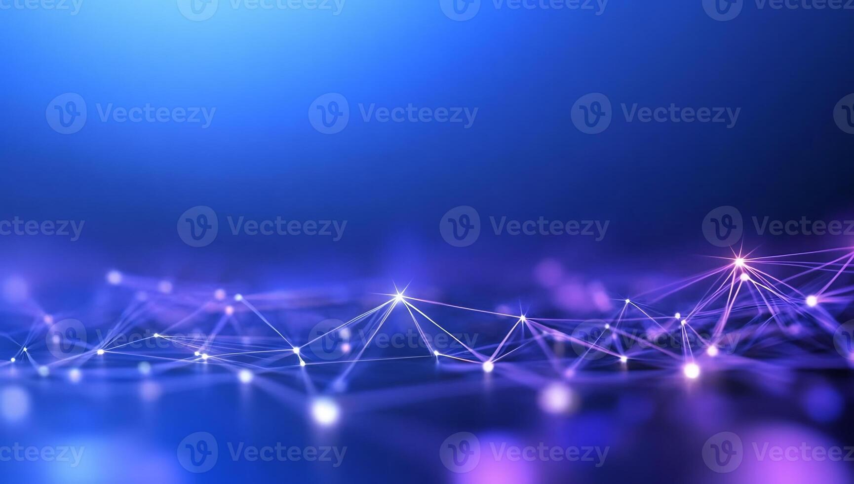 Abstract network connection, digital data flow, technology background, website header photo