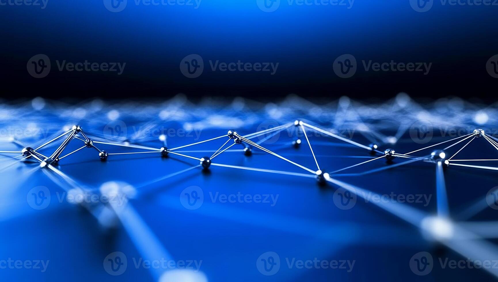 Abstract Network Connection, Digital Data Flow, Global Communication, Technology Background, Web Concept photo