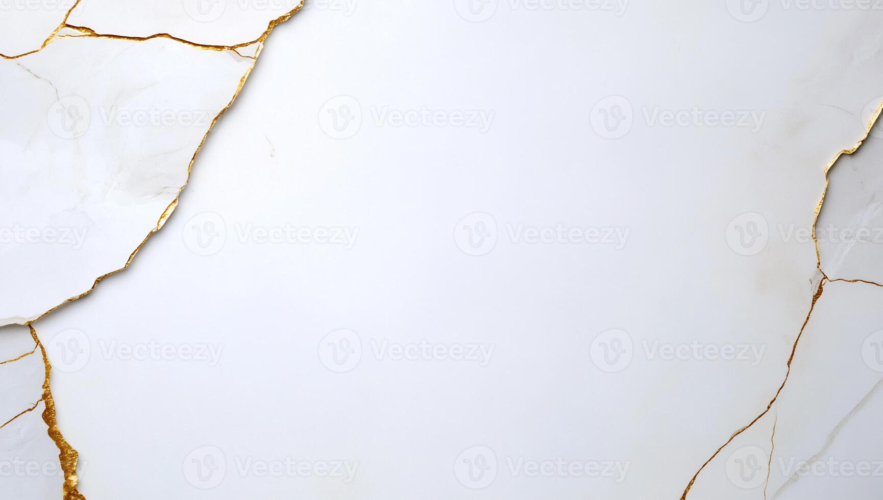 Gold-veined marble cracks, textured background photo