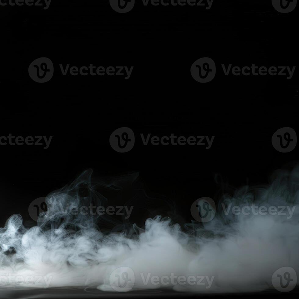 Smoke on a black background photo