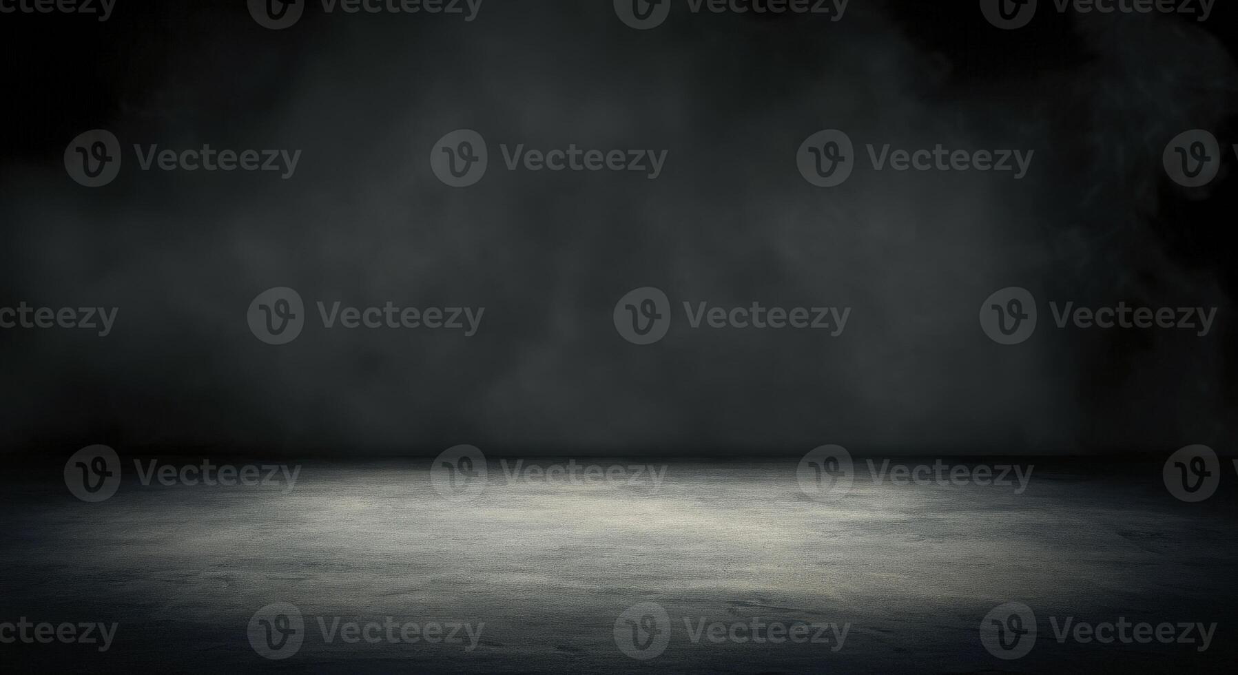 An empty room with a dark background photo