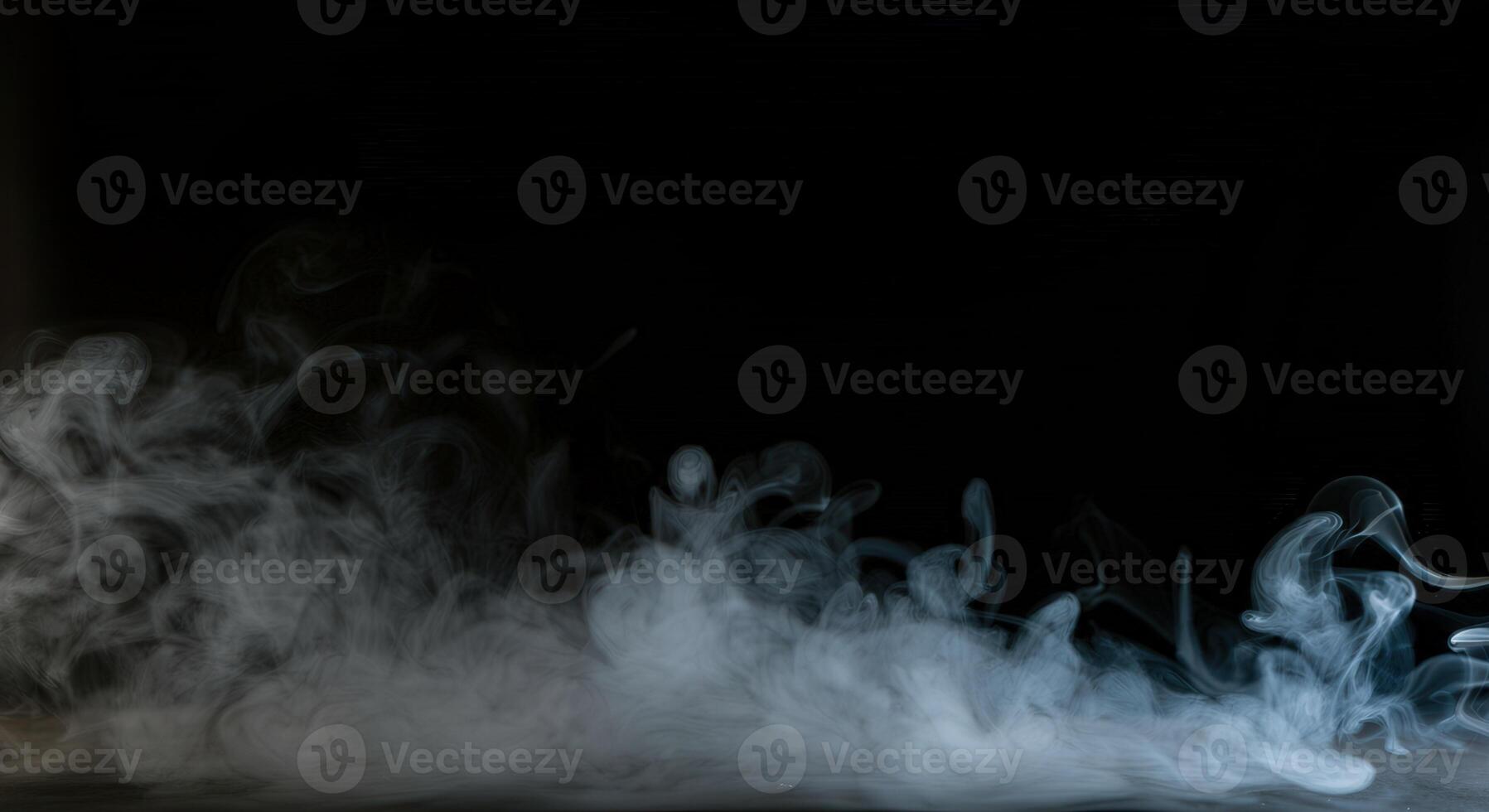 Smoke on a black background photo