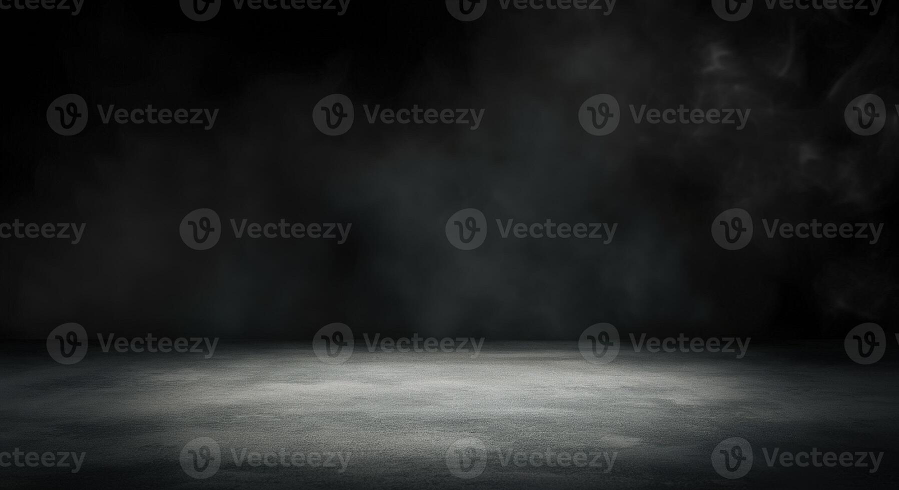 An empty room with smoke coming out of the ceiling photo