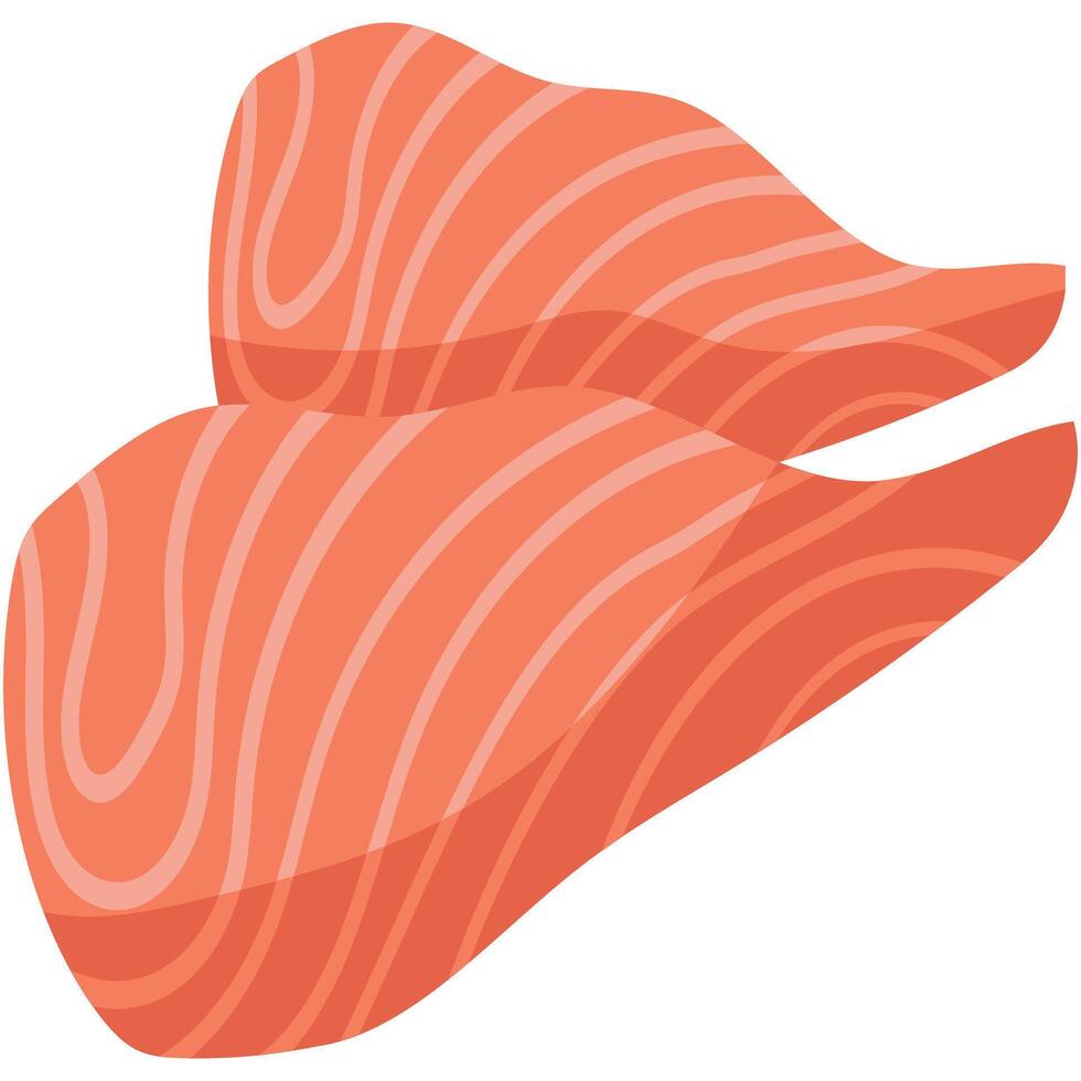 Experience the rich flavor and health benefits of salmon, a premium superfood packed with omega-3 fatty acids, proteins, and vital nutrients for a balanced diet vector