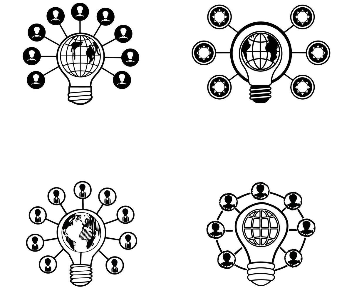 Connections, and Creative Solutions for Modern Challenges. vector