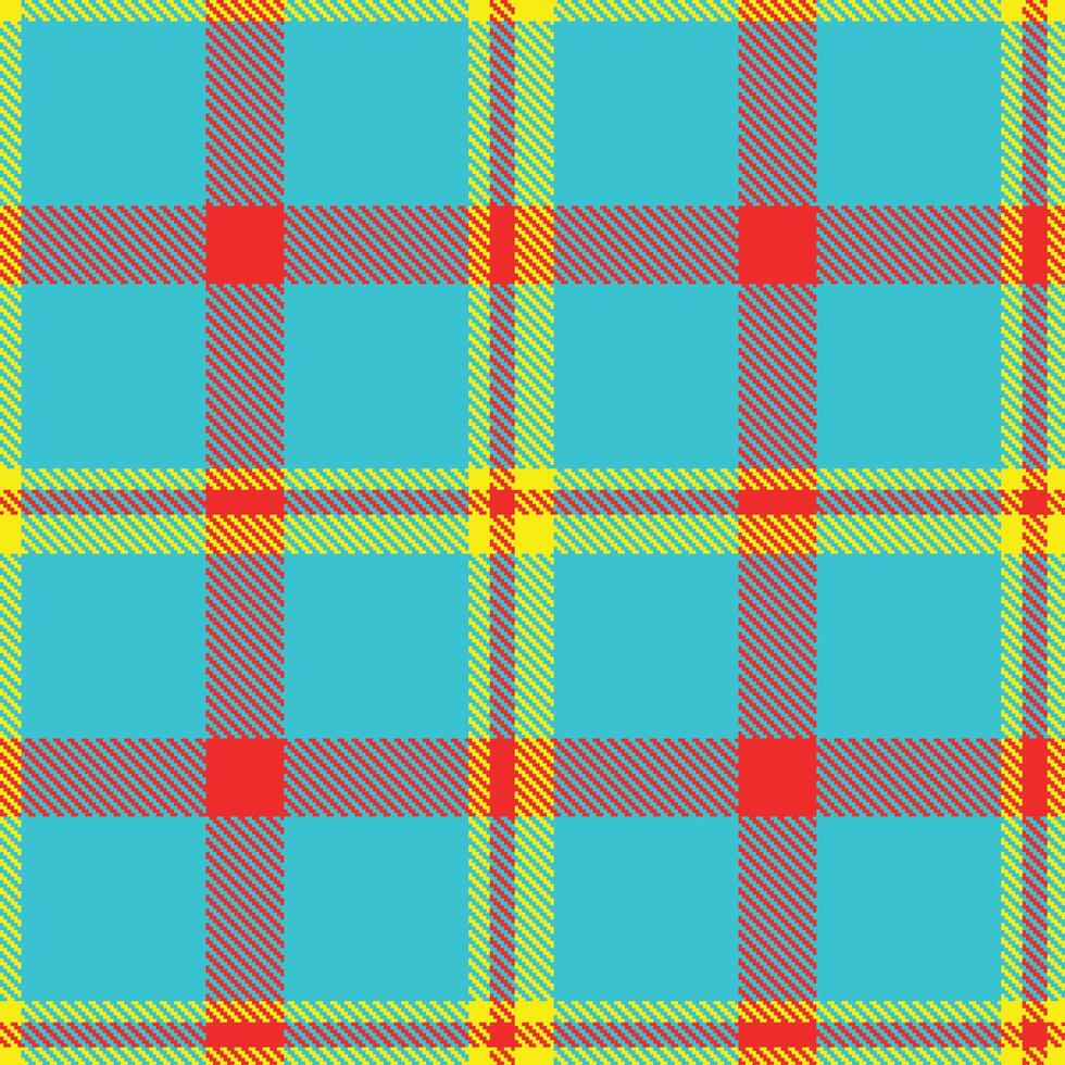 Modern Seamless Tartan in Deep Yellow tones Fabric Design vector