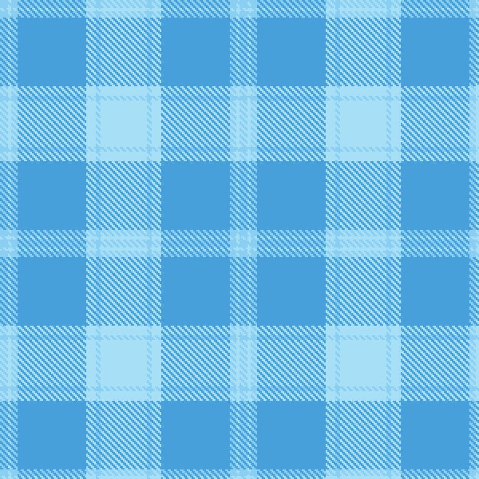 Modern Seamless Tartan in Smoky Light Blue tones Fabric Design vector