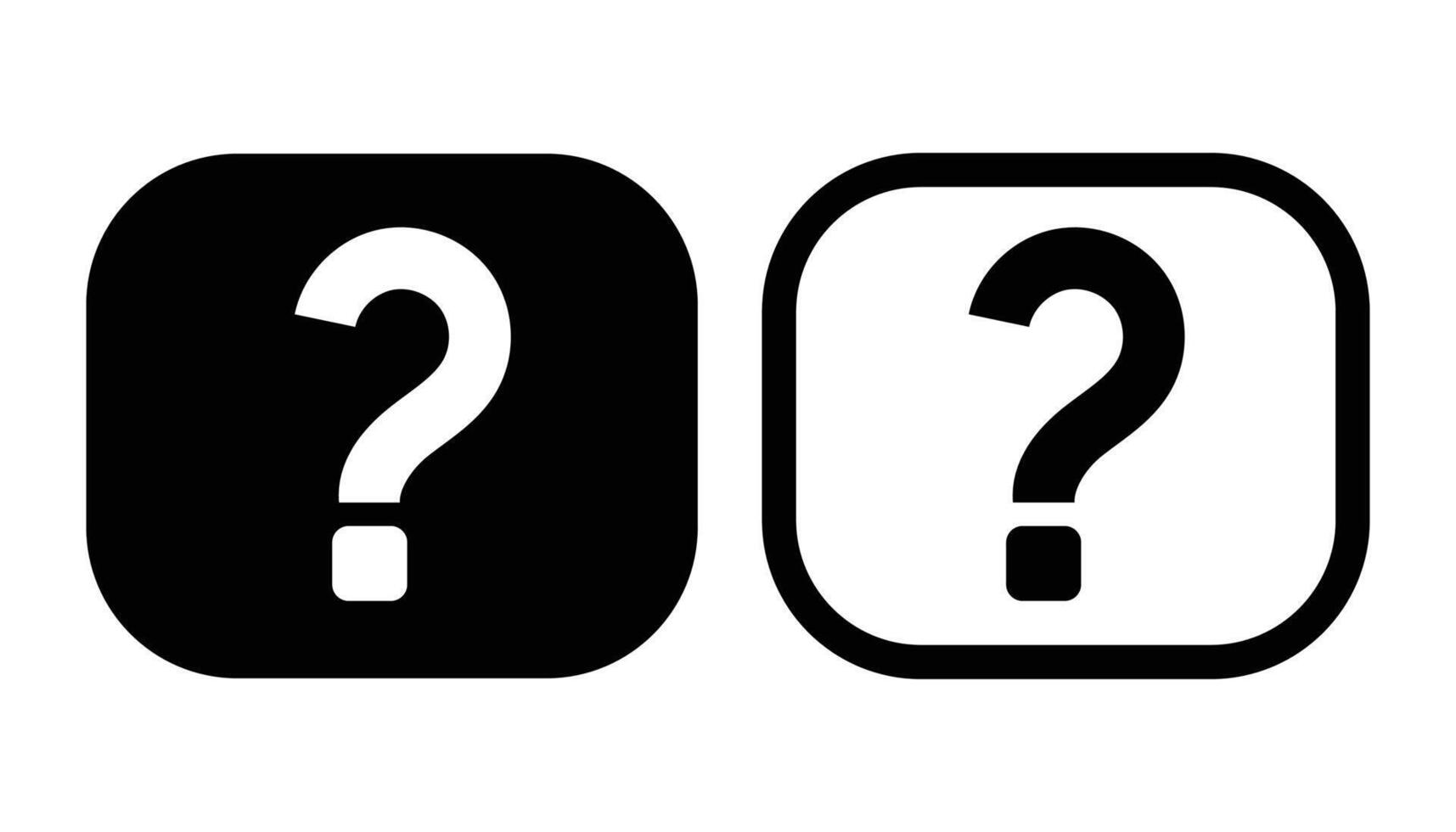 Help icon collection in two styles, isolated on white vector