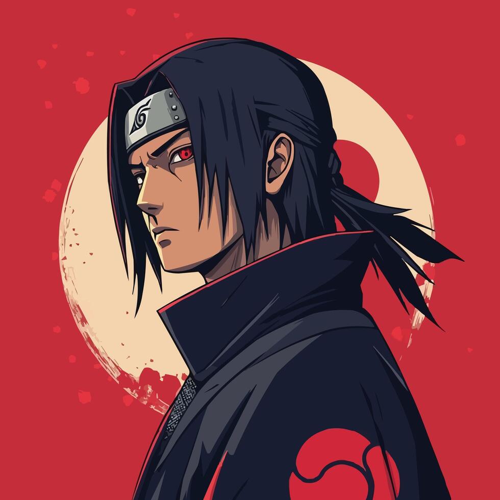 Anime Character Design vector