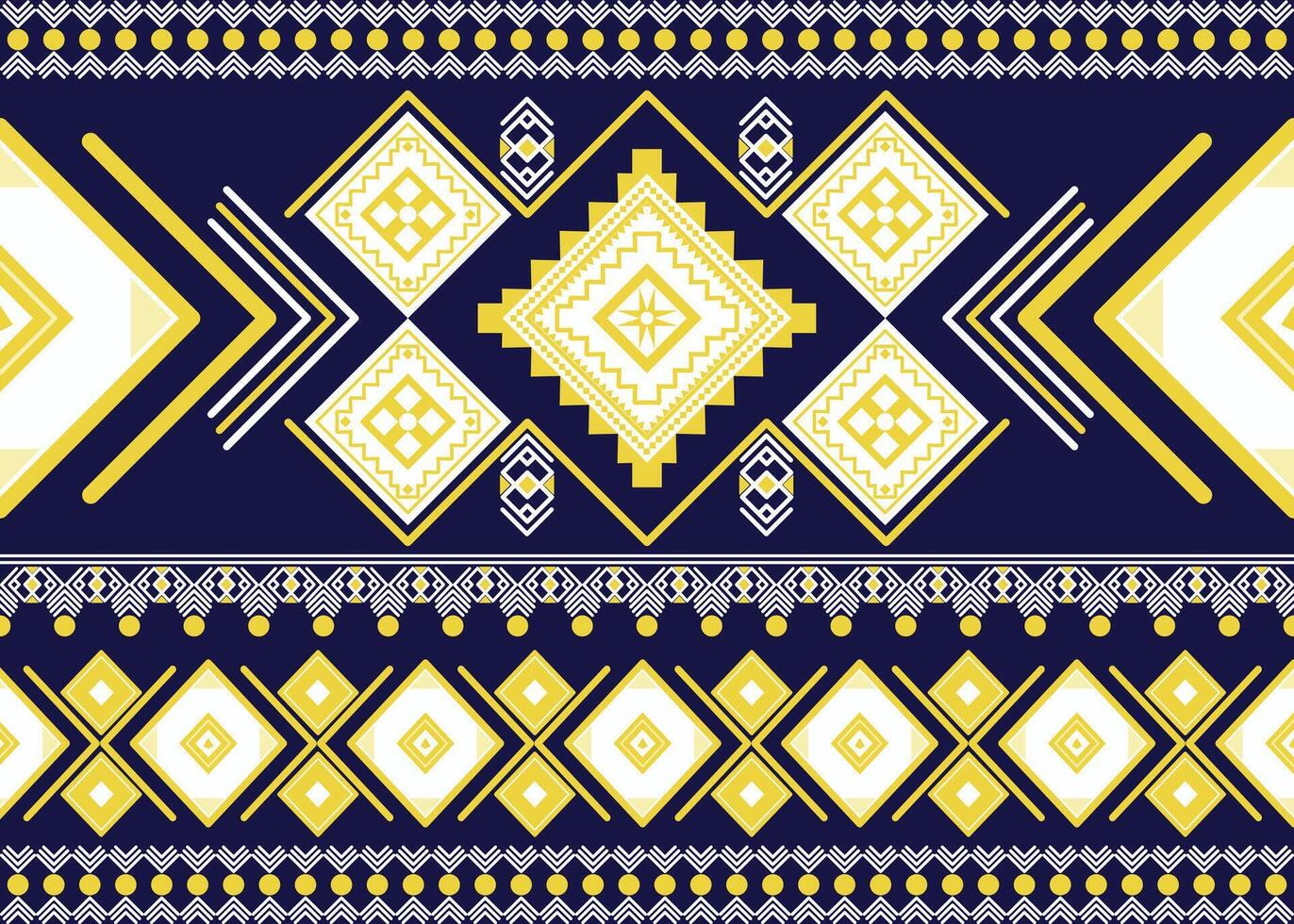 triangle and square shape geometric pattern in native fabric and carpet, illustration design vector