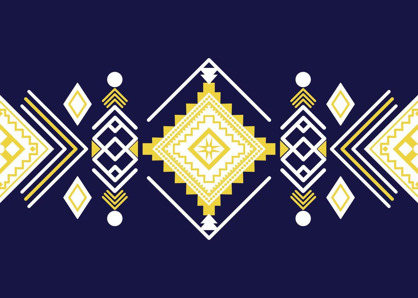 geometric pattern native shape fabric and carpet, illustration design vector